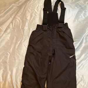 Swiss Tech Kids 6-7 Black Insulated Snow Pants